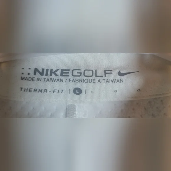 ​Nike Golf Therma-FIT Vest Women’s Size Large White Full Zip Gilet Golfcore - Picture 3 of 7